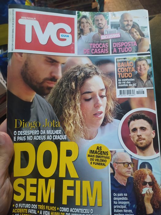 Tvguia revista n°2425 Diogo jota especial - portes CTT grátis