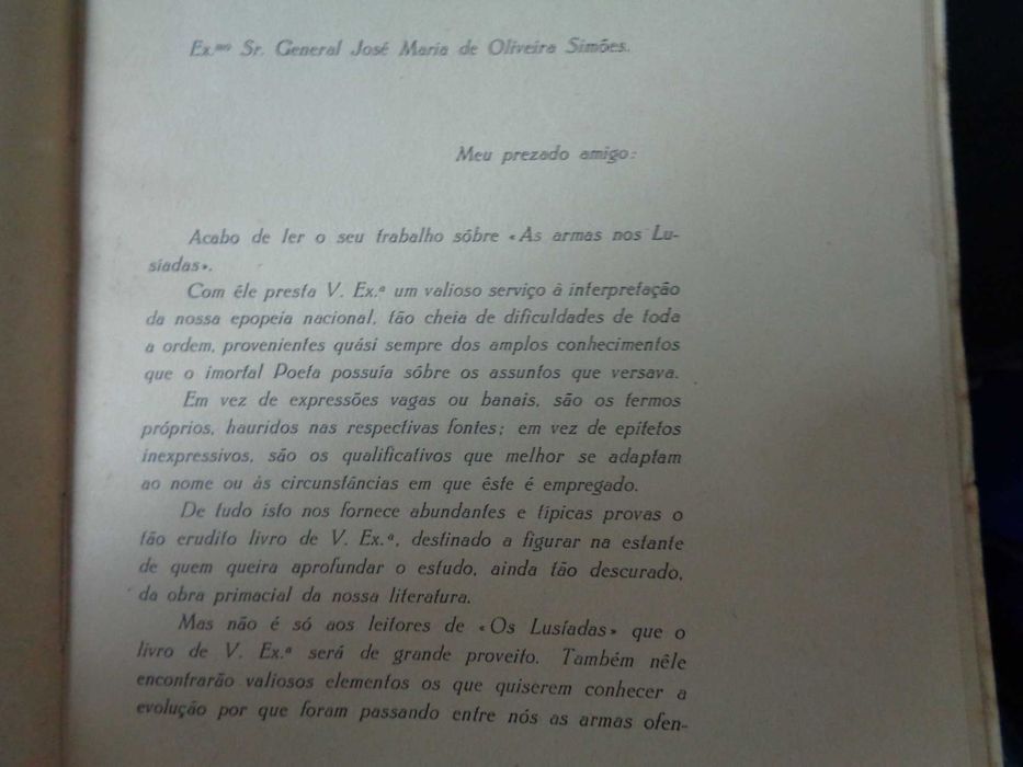 LUSÍADAS As Armas nos Lusíadas 1933