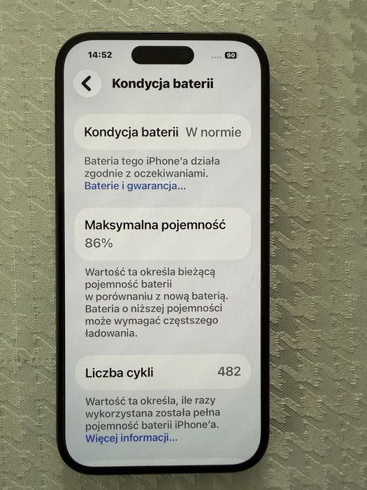 Iphone 15 black 128 Stan perfekcyjny
