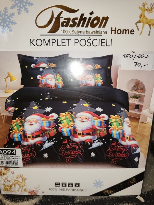 Piękne pościele świąteczne