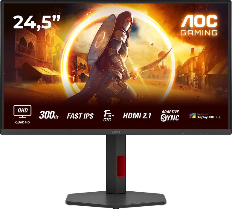 AOC Gaming Q25G4SR 300Hz QHD Fast IPS - NOWY, faktura, gwarancja