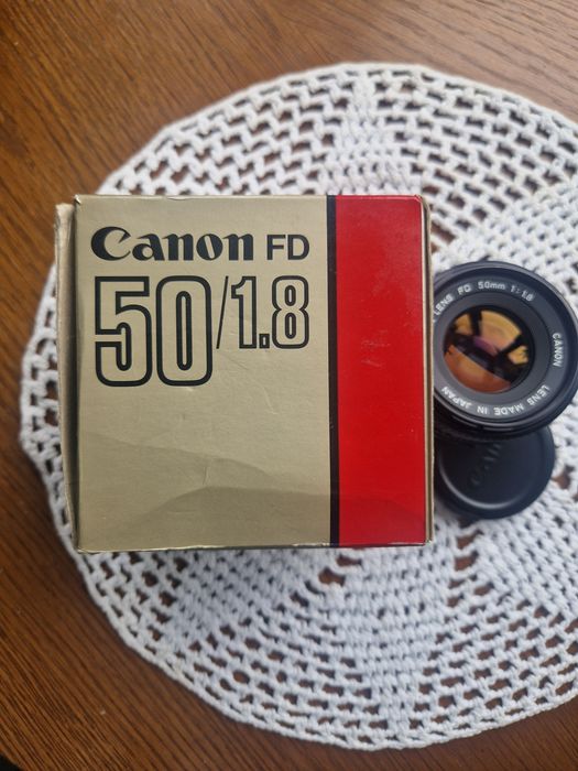 Obiektyw Canon FD 50mm 1.8 nowy!