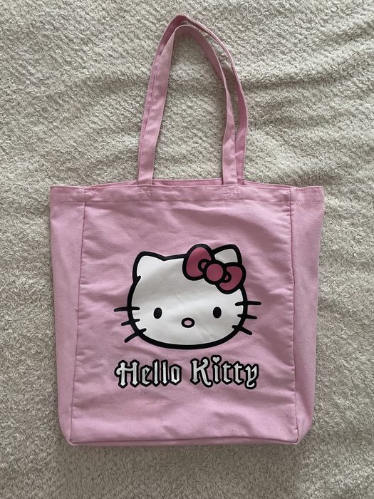 Сумка шопер рожева хелоу кітті