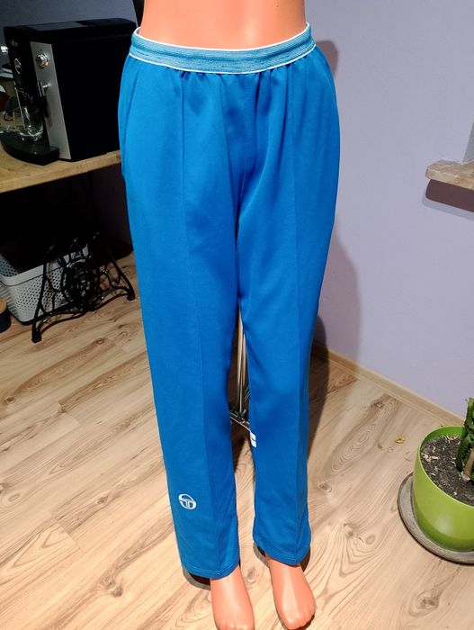 Niebieskie Damskie Spodnie Dresowe Dresy  Sergio Tacchini