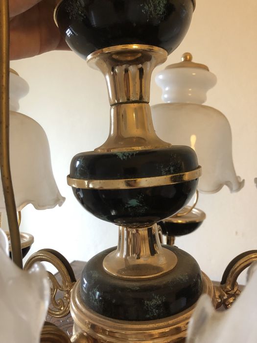 Candeeiro vintage 5 lâmpadas
