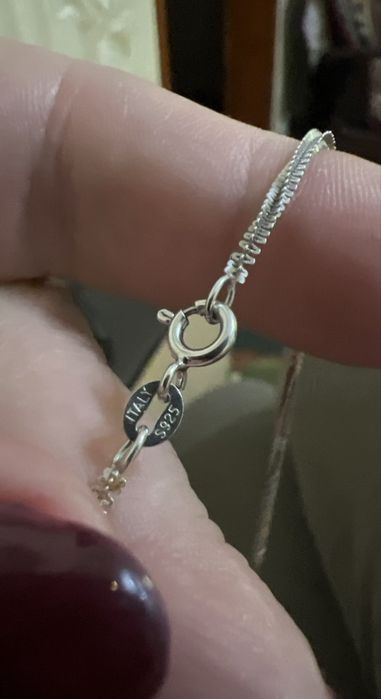 Серебряная цепочка s925 Italy, 60 см, трёхцветное покрытие