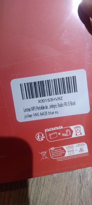 MP3/4 Odtwarzacz muzyki 64GB i dotykowy ekran Niebieski