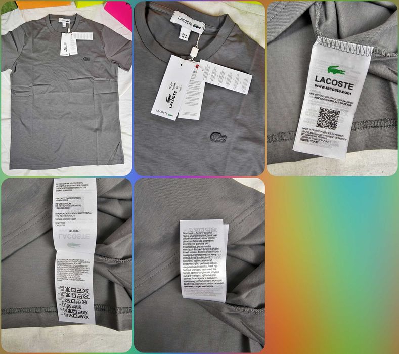 T-shirt męski koszulki Lacoste koszulka męska Jordan