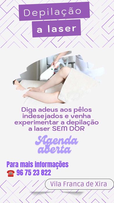 Depilação a laser SEM DOR