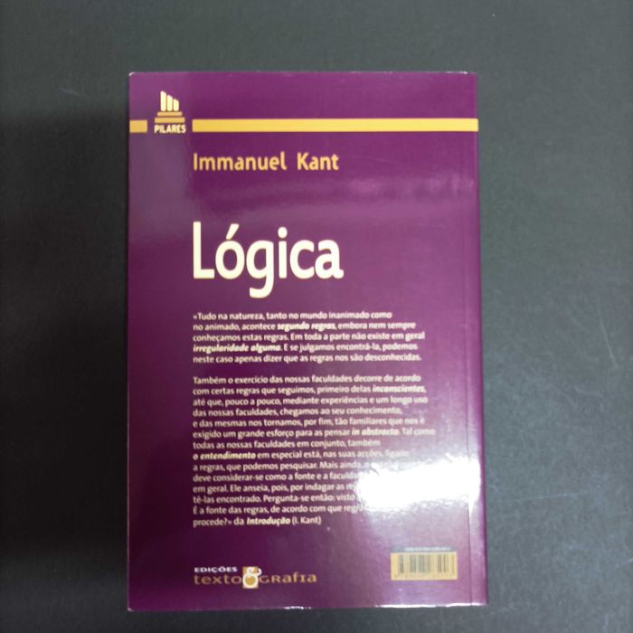 Sinopse Lógica  Immanuel Kant  T
