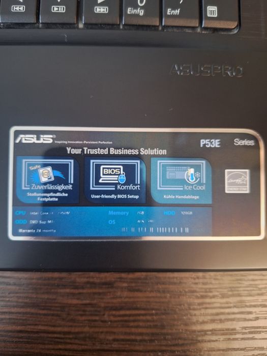 Ноутбук ASUS P53E Intel Core i3, 4 GB