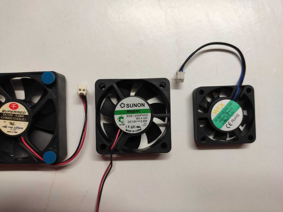 Ventoinha Arrefecimento de 12v | 5V | Cooler Case e CPU Fan (Vários)