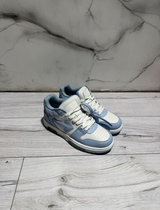 Кроссовки кожаные OFF-White