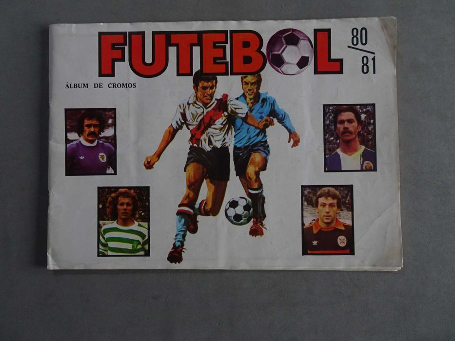 Caderneta de cromos Futebol 80/81 (tem 134 de 192 cromos)