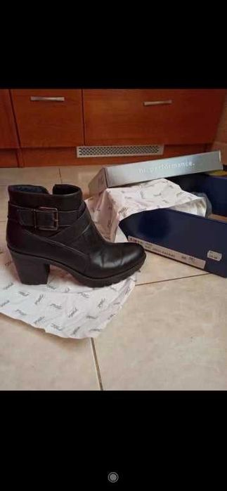 Włoskie botki IMAC, na gwarancji, skóra naturalna