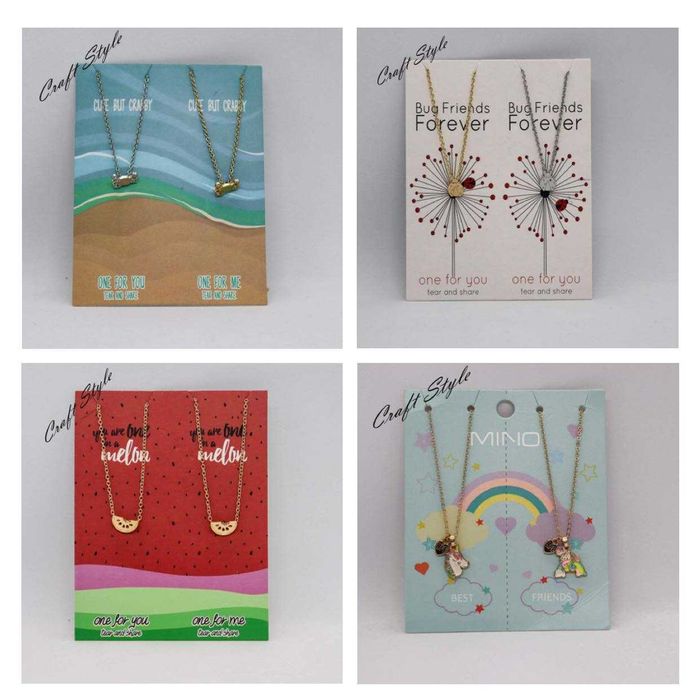 2 Colares/Fios Melhores Amigas Senhora/Mulher (4 Modelos) | NOVOS