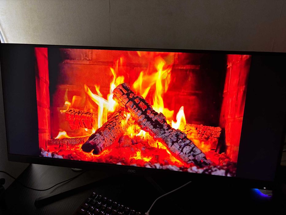 Монітор 34" AOC U34G3XM/EU -- UWQHD / 144 Hz / 8-bit / sRGB 121% / Adaptive Sync / G-SYNC Compatible / Freesync Premium / DisplayHDR 10