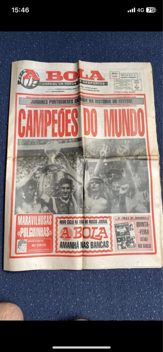Jornal rarrisimo de A Bola