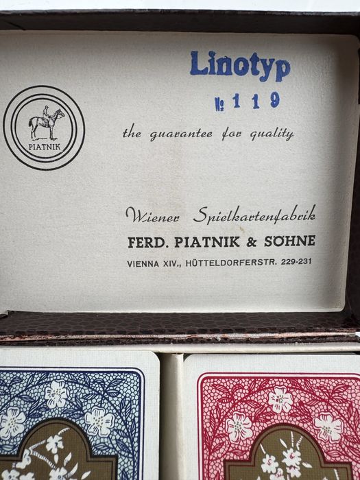 Винтажные игральные карты