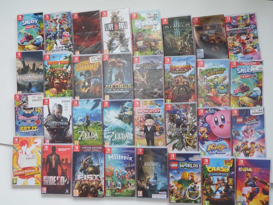 GRY Nintendo SWITCH Kutno MEGA WYBÓR gier na Nintendo ZOBACZ !!!