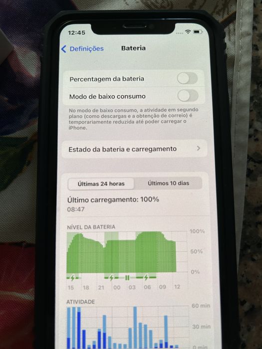 Vendo Iphone x preto de 64 gb