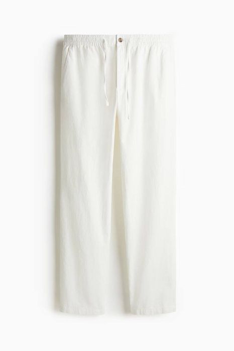 Лляні брюки H&M