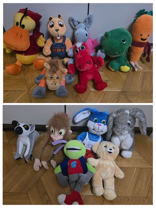 Duży 120 l worek maskotek