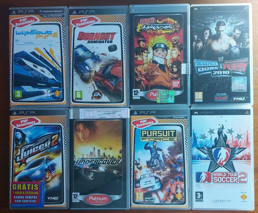 JOGOS PSP , conjunto ou separado.