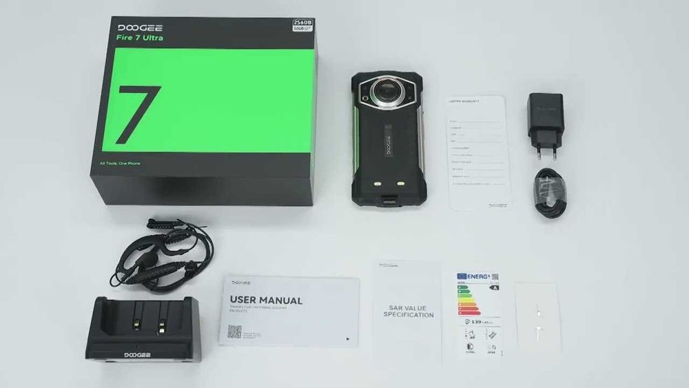 Doogee Fire 7 Ultra 8GB/256GB IP69K 2.4GHz Walkie-Talkie