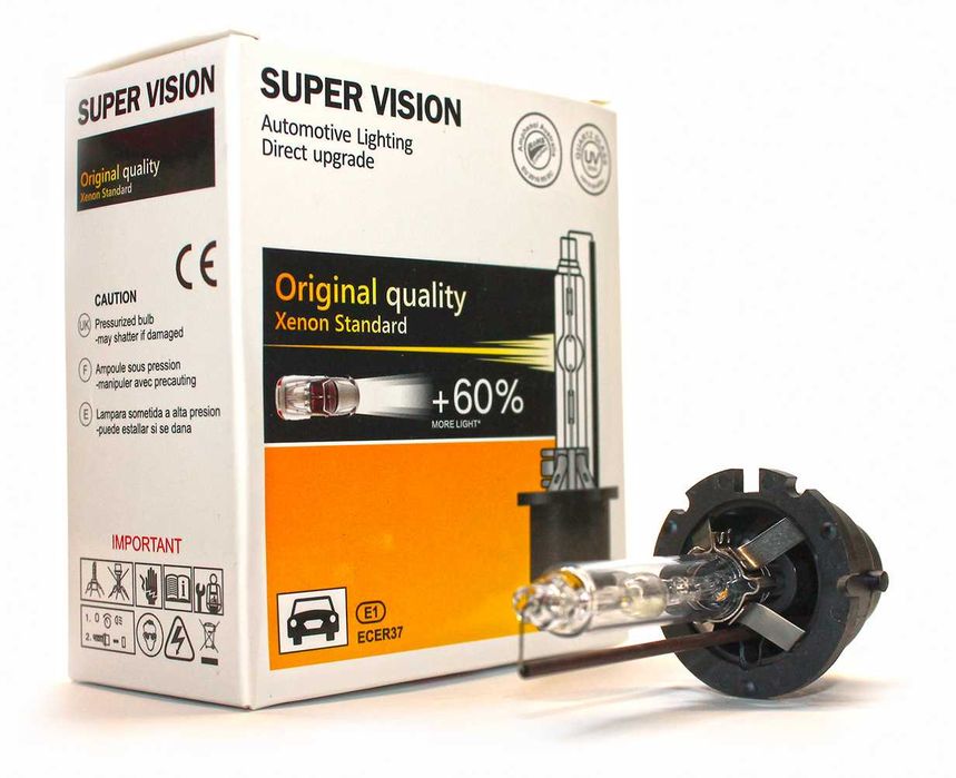 Лампа ксенонова D2S 35W Super Vision лампи бі ксенон штатні HID