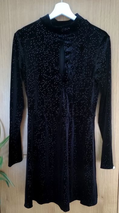 Vestido preto brilhantes Tezenis