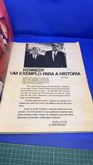 Revista O Cruzeiro – Edição Especial “A Morte de Kennedy” – 14 de Dezembro de 1963