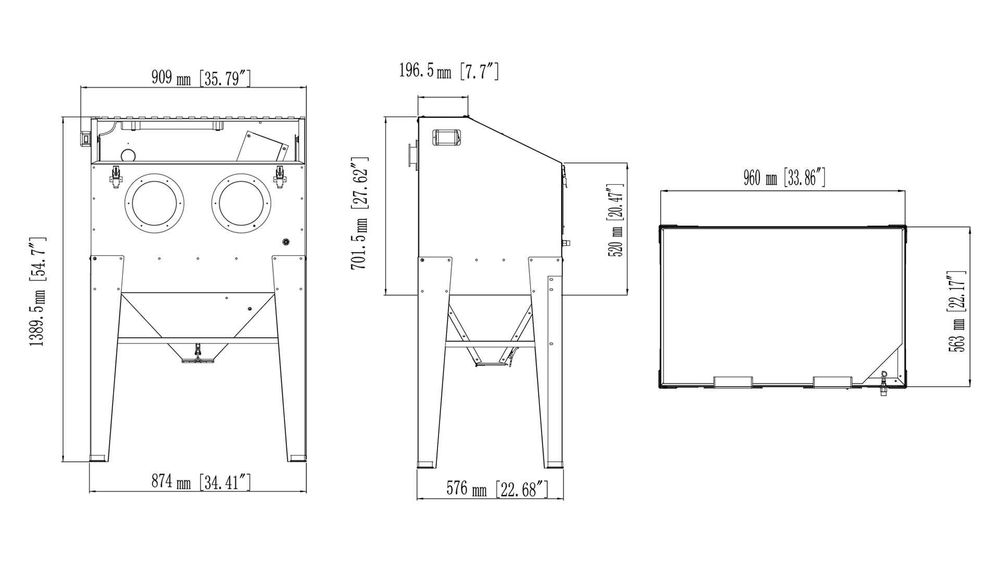Máquina Decapagem 220 Litros + OFERTA