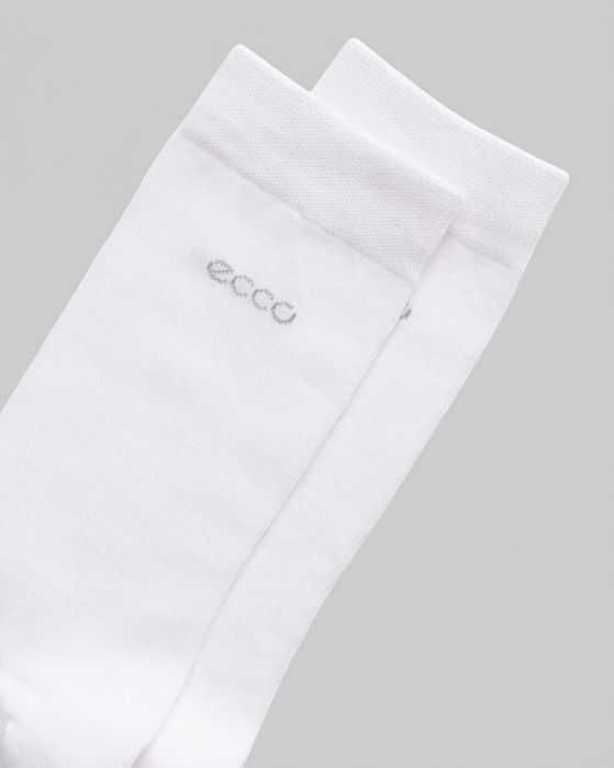 skarpetki ECCO Classic Mid Cut 5-pack, średn długości, biały, EU 39-42