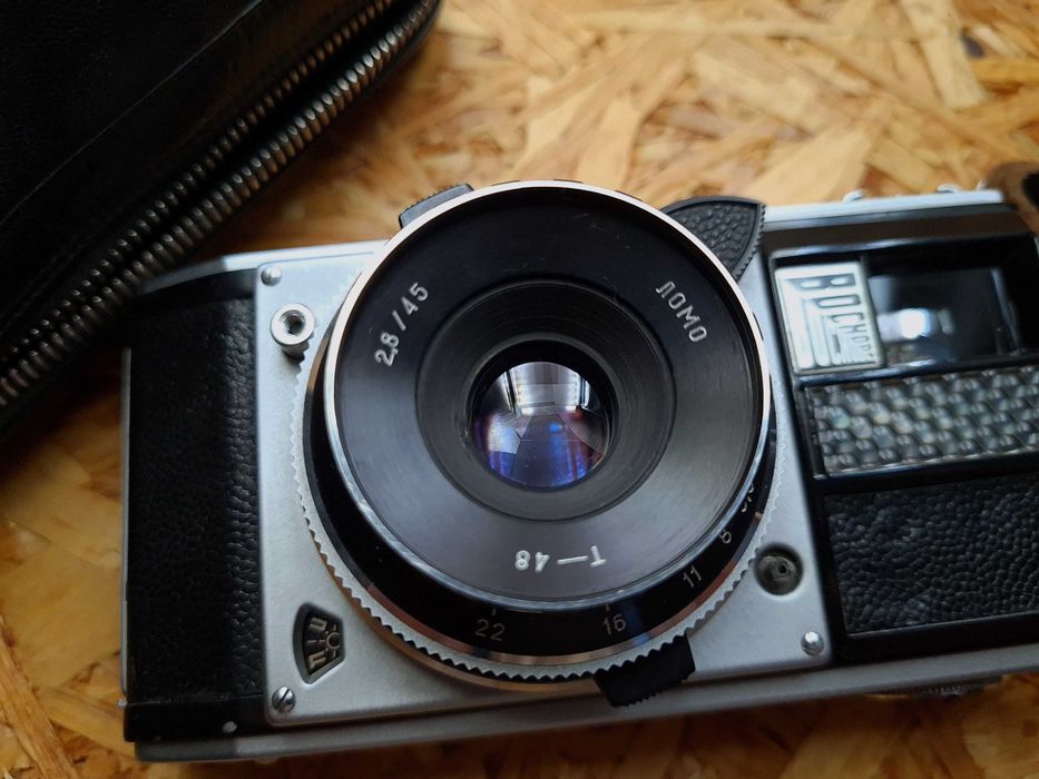 UNIKAT Voskhod + Triplet T-48 45mm f2.8 Lomo  Super Stan  GWARANCJA