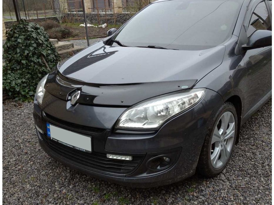 Renault Megane 3 2009-2013 Дефлектор капота EuroCap