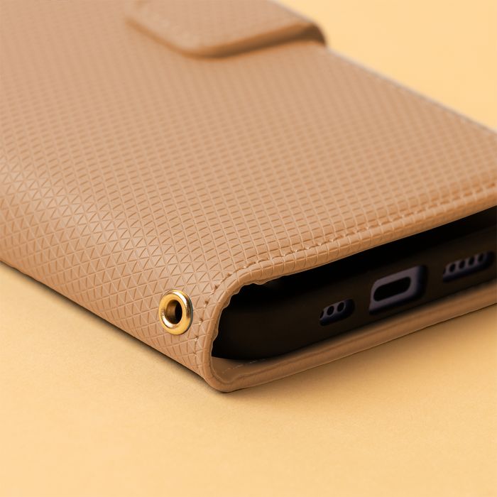 Etui Smart Triangle do Samsung Galaxy A16 4G / A16 5G / M16 5G czarne brązowe