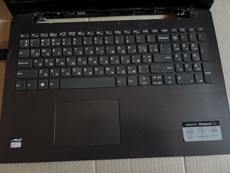 Ноутбук Lenovo Ideapad 330  на запчастини Amd e2 9000 radeon R2 2c+2g