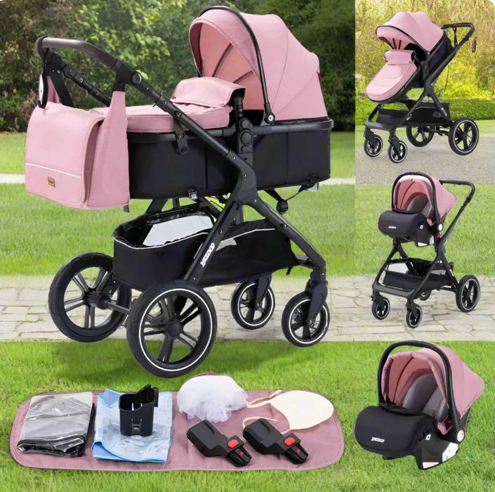 * CARRINHO DE BEBÉ TRIO * 3 em 1 * NOVOS * Oportunidade + Ofertas *