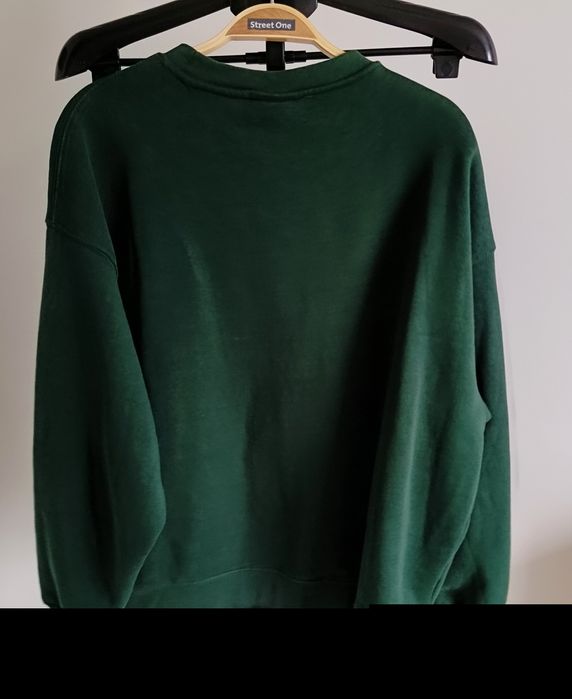 Pull & Bear ciemnozielona bluza vintage 90's