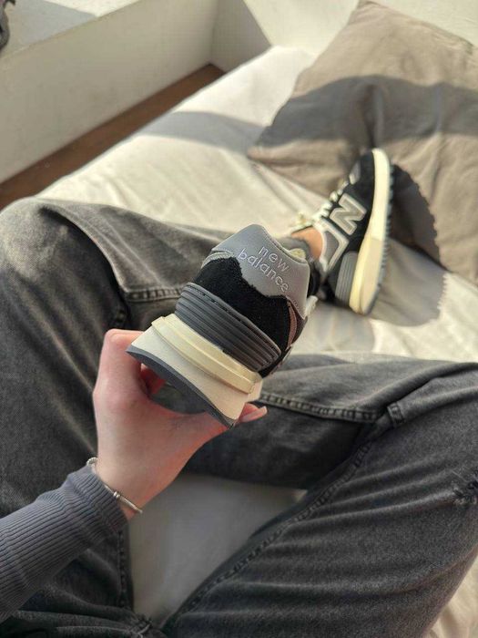 Жіночі кросівки New Balance 574 Legacy Black Grey (37-40) Нью Беланс