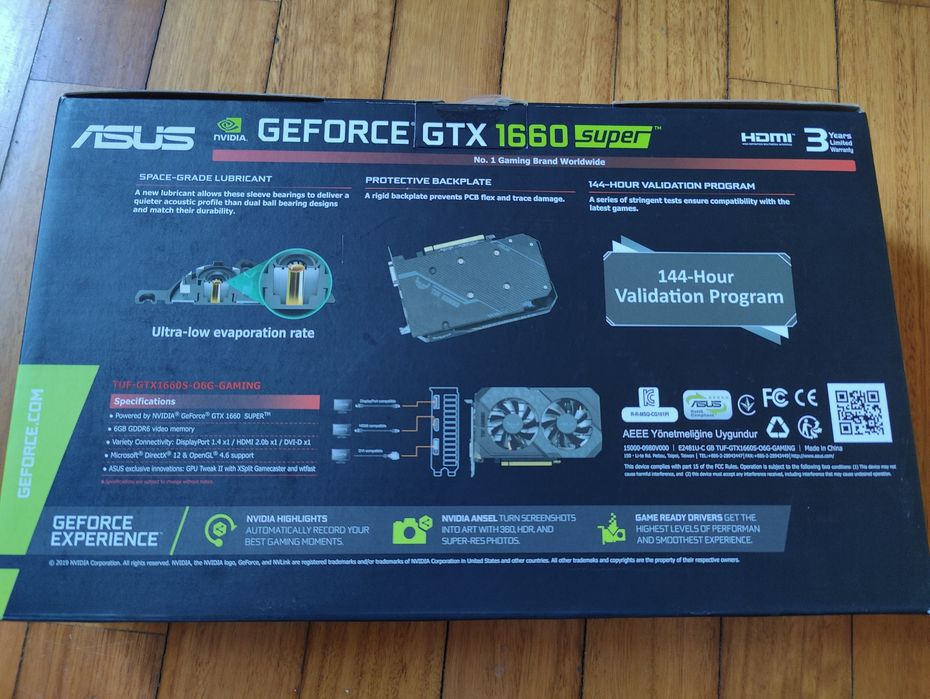ASUS GeForce GTX 1660 Super 6gb