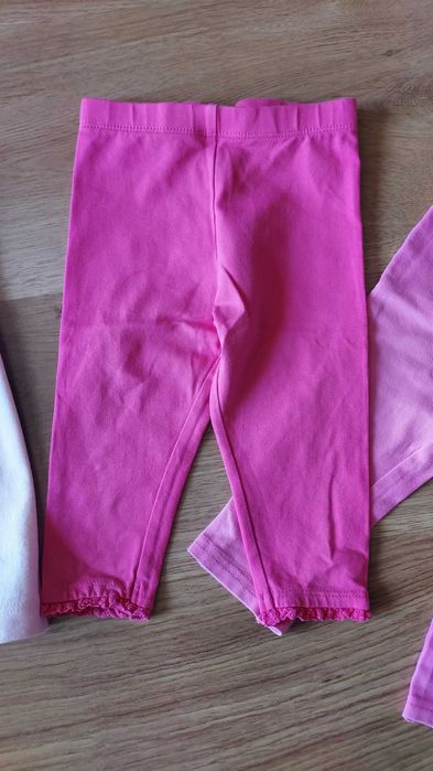 Zestaw legginsy niemowlęce dla dziewczynki 74
