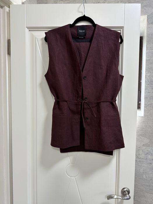 Новий лляний брючний костюм Massimo Duti