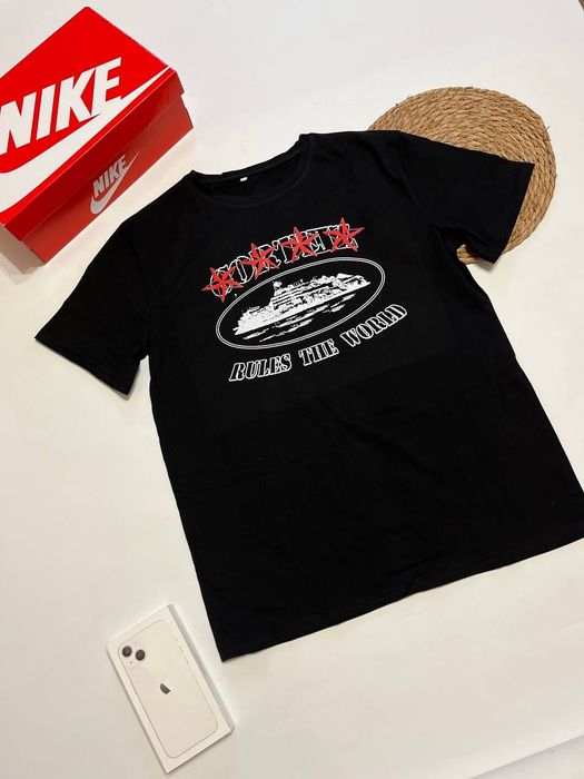 Футболка CORTEIZ/чорна/Кортез/corteiz/унісекс/Кортез/дешево/Corteiz