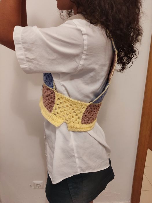 Colete Granny Square Handmade