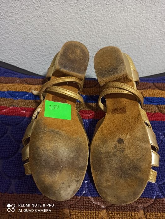 Туфли танцевальные блок каблук.