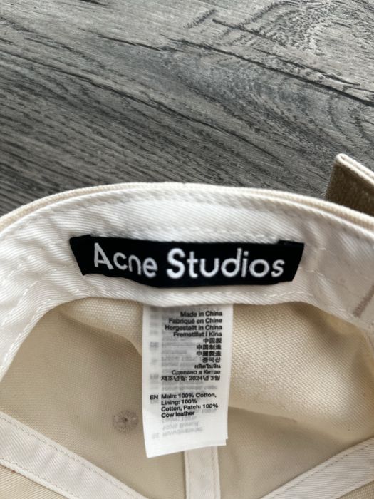 оригинальная бейсболка Acne Studios Face в идеальном состояние — zdjęcie 3