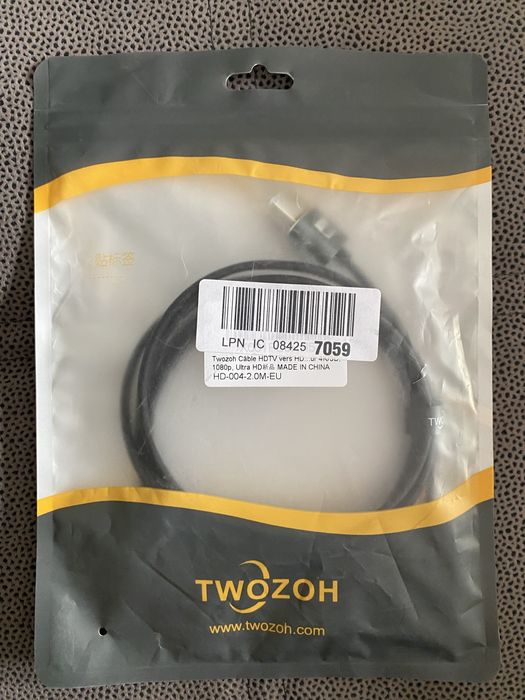 Twozoh Elastyczny i smukły kabel HDMI 4K