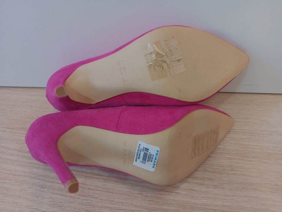 Stilettos rosa fucsia novos